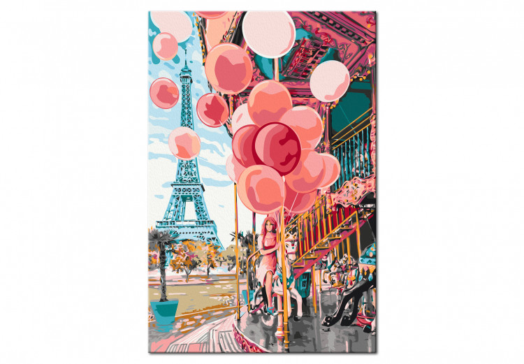 Cuadro numerado para pintar Paris Carousel 132316 additionalImage 6