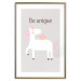 Affischer Be Unique - Cheerful Unicorn and a Motivating Slogan for Kids 146616 additionalThumb 24