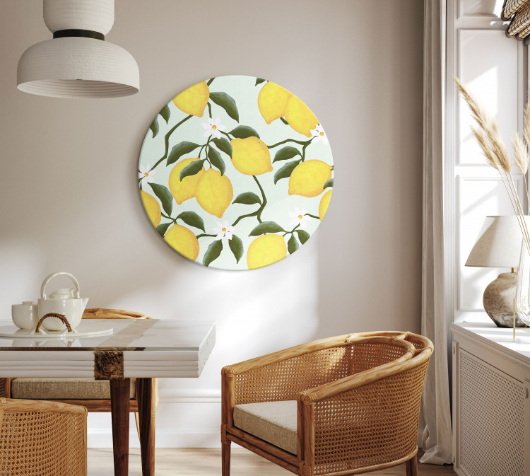 Rundes Bild Lemon Sorrento - Sunny Summer Shrub With Fresh Fruit  148616 additionalImage 3