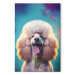 Canvastavla AI Fredy the Poodle Dog - Joyful Animal in a Candy Frame - Vertical 150216 additionalThumb 7