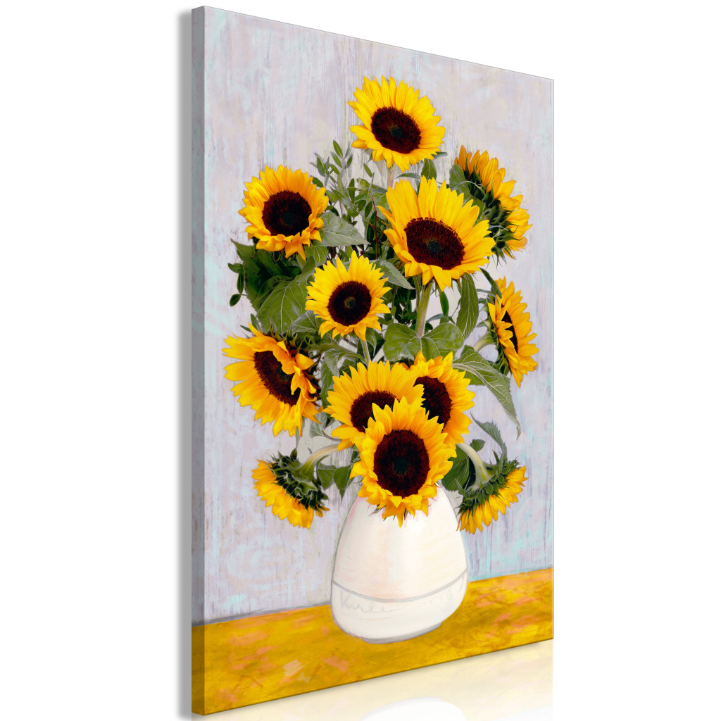 Schilderij Van Gogh's Sunflowers [Large Format]
