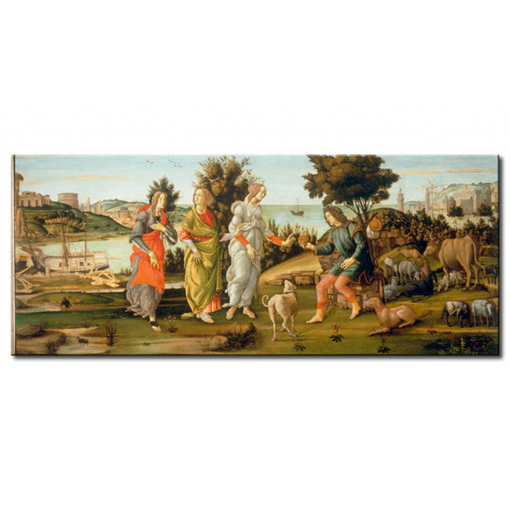 Schilderij  Sandro Botticelli: The Judgement Of Paris