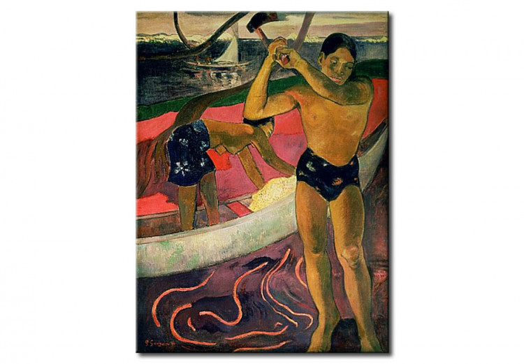 Réplica de pintura El hombre con hacha 51616