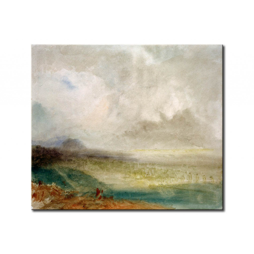 Schilderij  William Turner: Rhôn Valley Near Sion