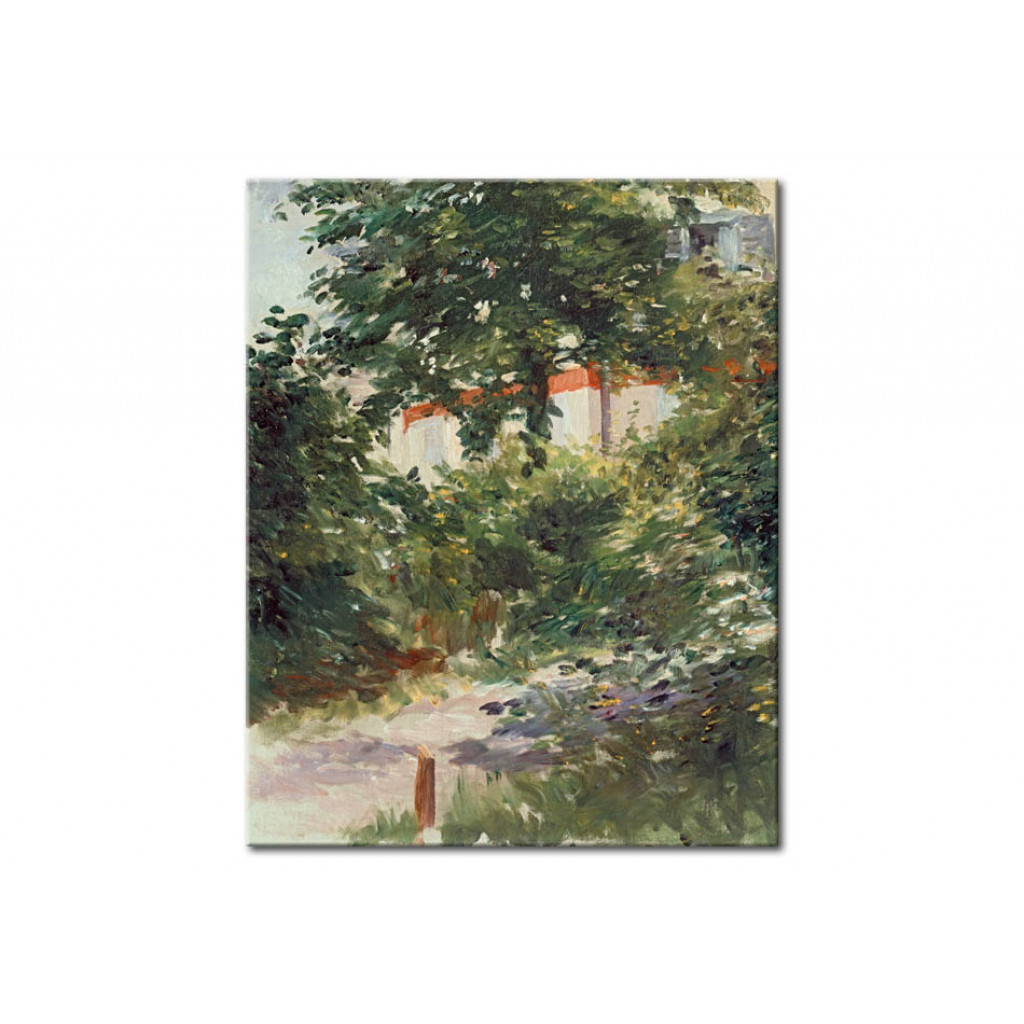 Schilderij  Edouard Manet: La Maison Dans Le Feuillage