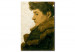 Riproduzione quadro Marie Schiele con collo in pelliccia 53716