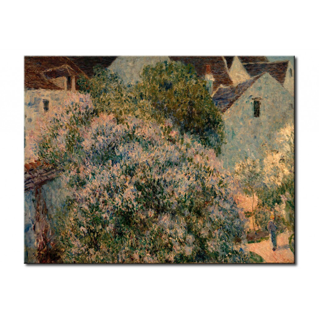 Schilderij  Alfred Sisley: Der Flieder In Meinem Garten