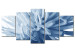 Quadro contemporaneo Fiore azzurro di dalia 58516