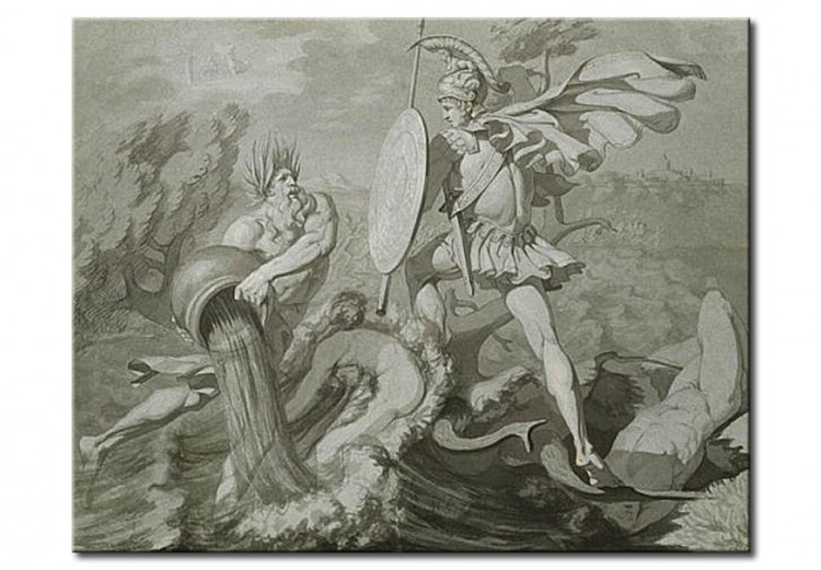 Riproduzione quadro Fight of Achilles with the River Scamander 109126