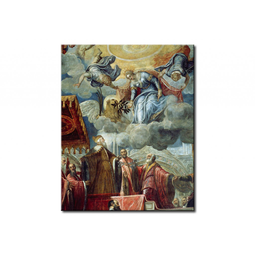 Schilderij  Tintoretto: Triumph Of The Doge Niccolo Da Ponte