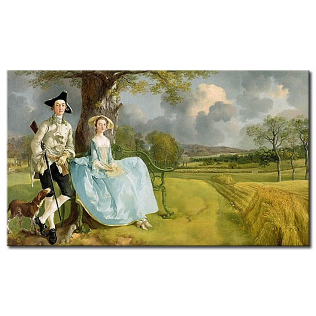 Schilderij  Thomas Gainsborough: Mr And Mrs Andrews