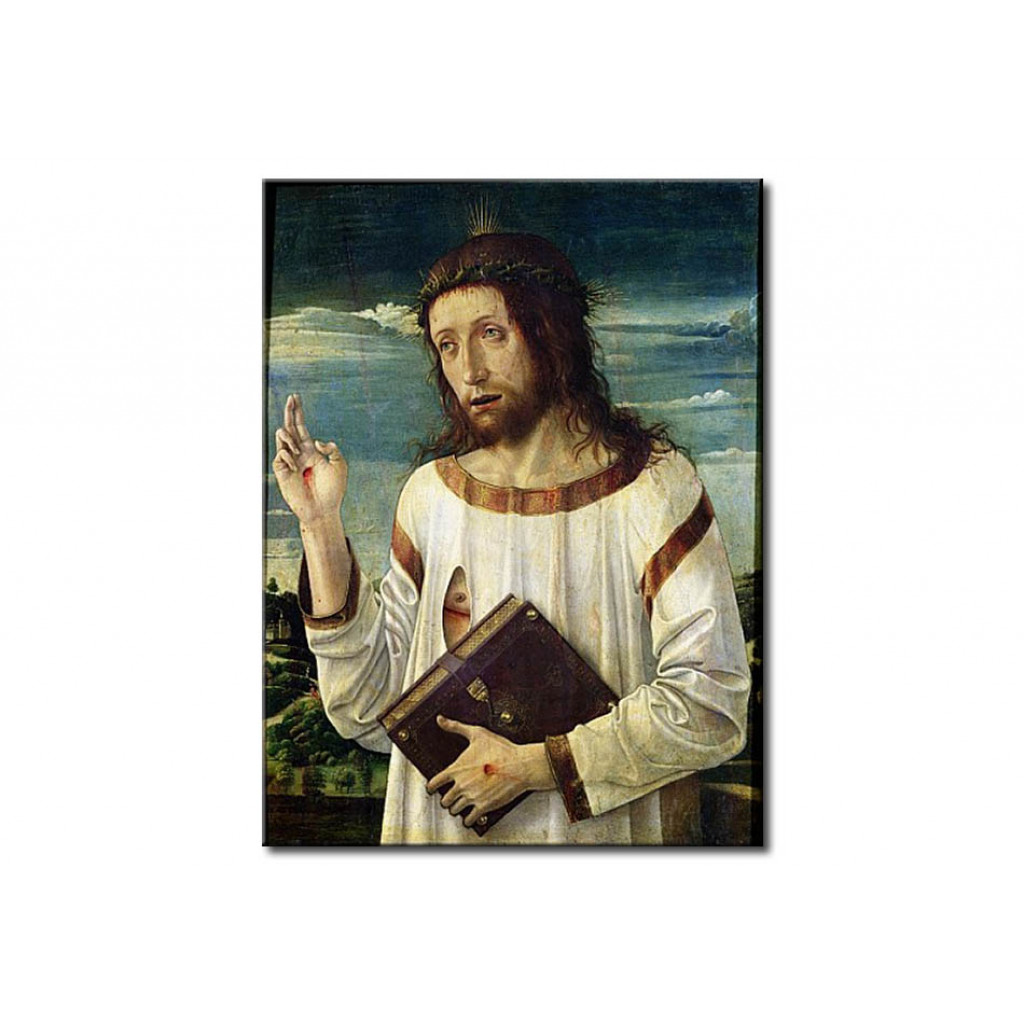 Schilderij  Giovanni Bellini: Christ Blessing