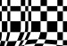 Obraz Krzywizna w szachownicy - monochromatyczna abstrakcyjna prostota 117426 additionalThumb 4