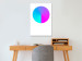 Canvas Print Gradient cirlcle - a colourful geometric figure on a white background 117626 additionalThumb 3