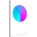 Canvas Print Gradient cirlcle - a colourful geometric figure on a white background 117626 additionalThumb 2