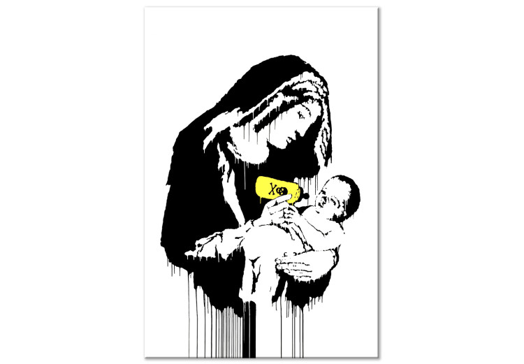 Canvas Art Print Nursing Mother (1 Part) Vertical 118726