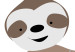 Obraz Wesoły leniwiec (1-częściowy) pionowy 123726 additionalThumb 5