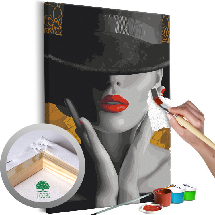 Paint by Number Kit Elegant Woman 132126