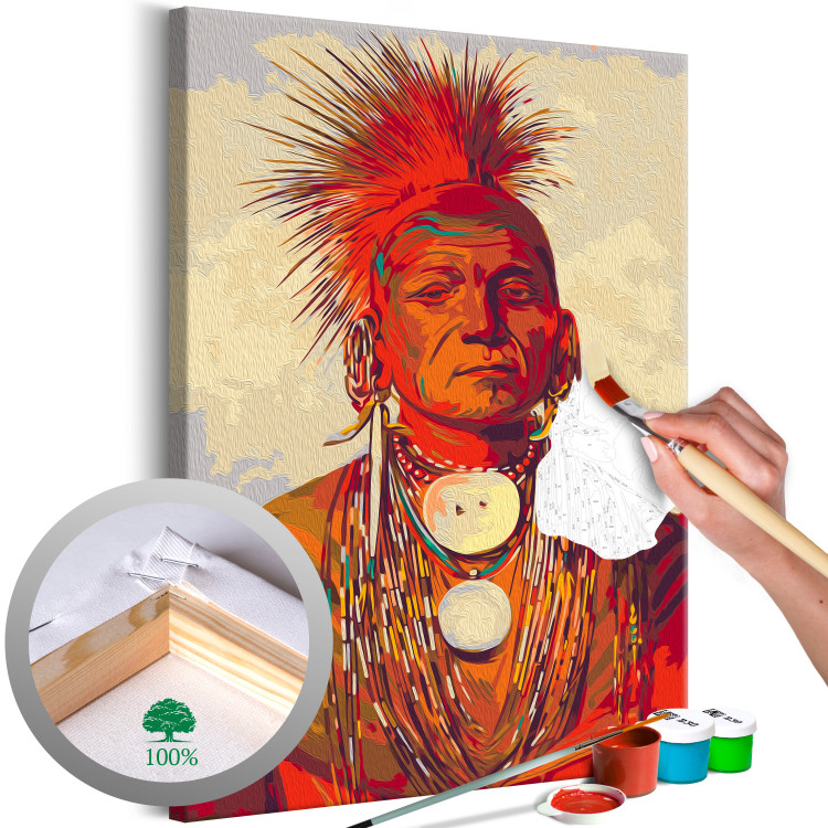 Paint by number See-non-ty-a, an Iowa Medicine Man 134226
