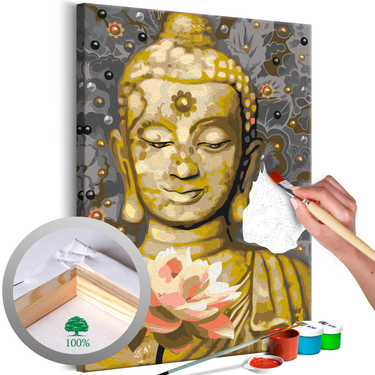 Paint by Number Kit Golden Statue  135626
