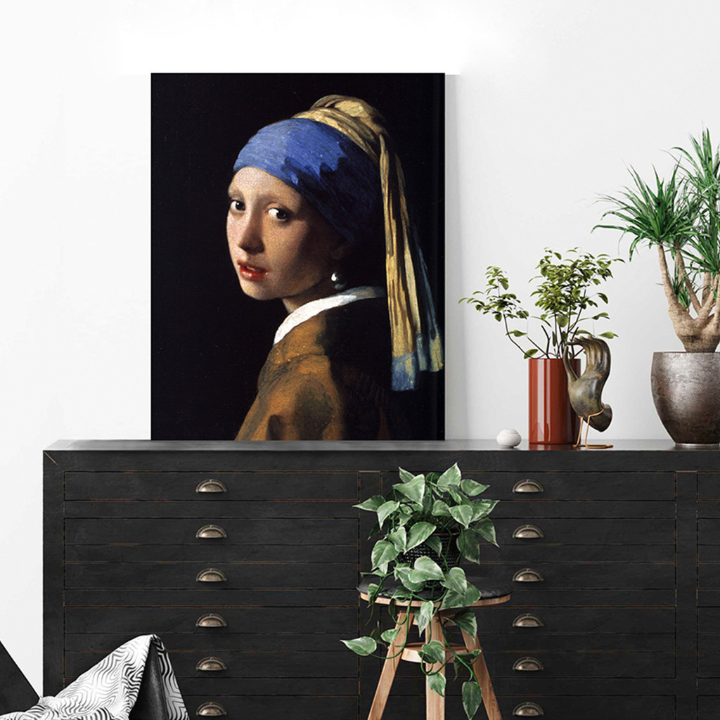Schilderij  Jan Vermeer: Girl With A Pearl Earring