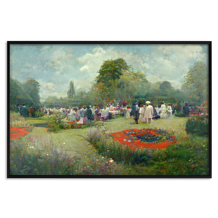 Poster Garden Party - Ai-Generated Landscape in Monet’s Style 151126 additionalImage 17
