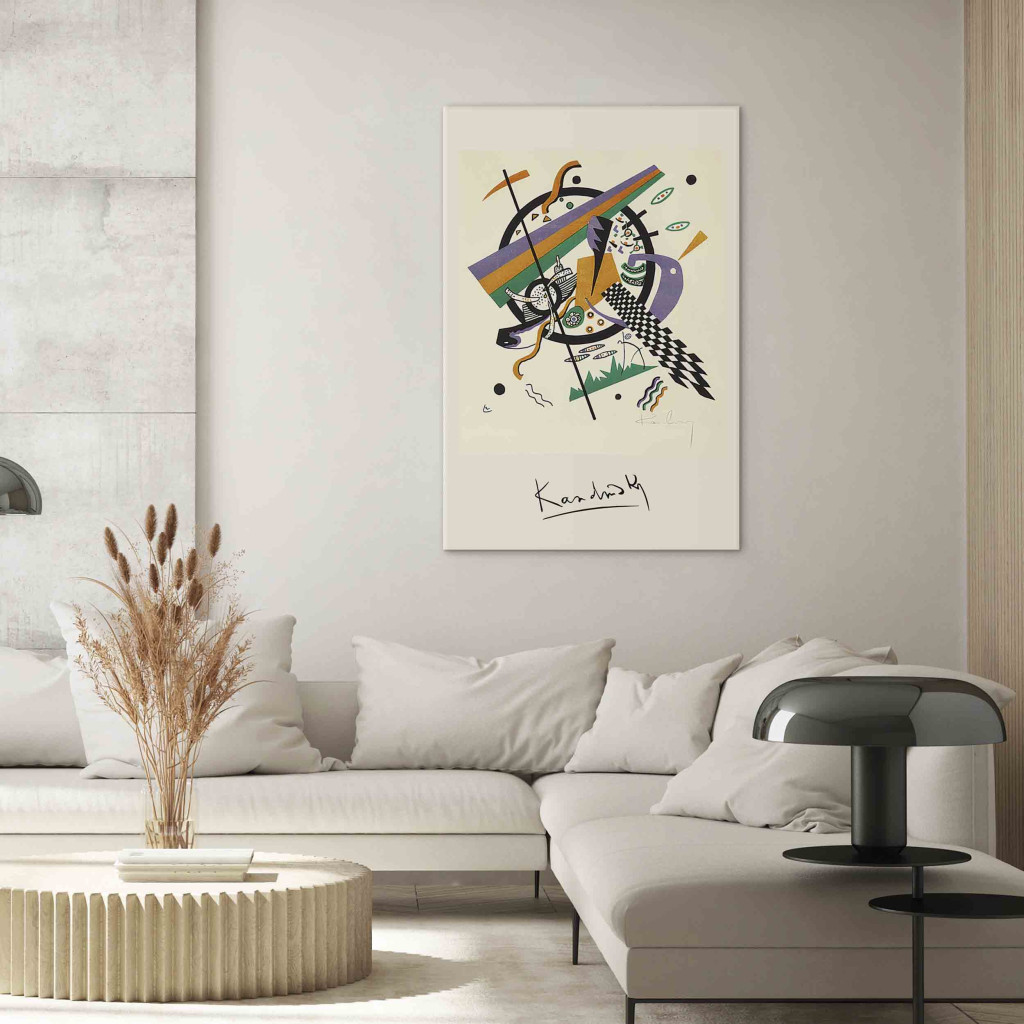 Reprodukcja Obrazu Małe światy - Kolorowa Abstrakcja Geometryczna Kandinsky'ego