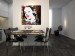 Cuadro decorativo Icono de arte pop - retrato en blanco y negro de Marilyn Monroe 49126 additionalThumb 2