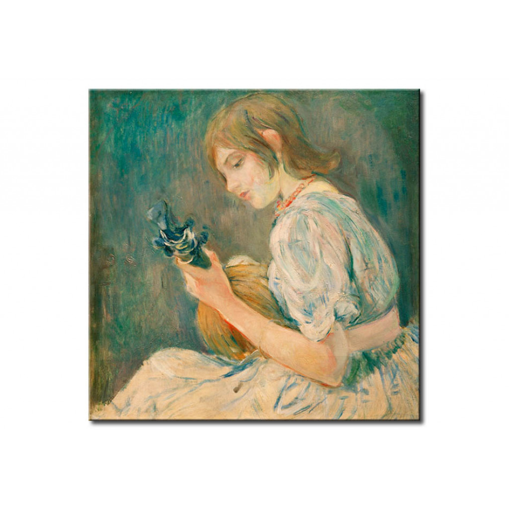Schilderij  Berthe Morisot: La Mandoline