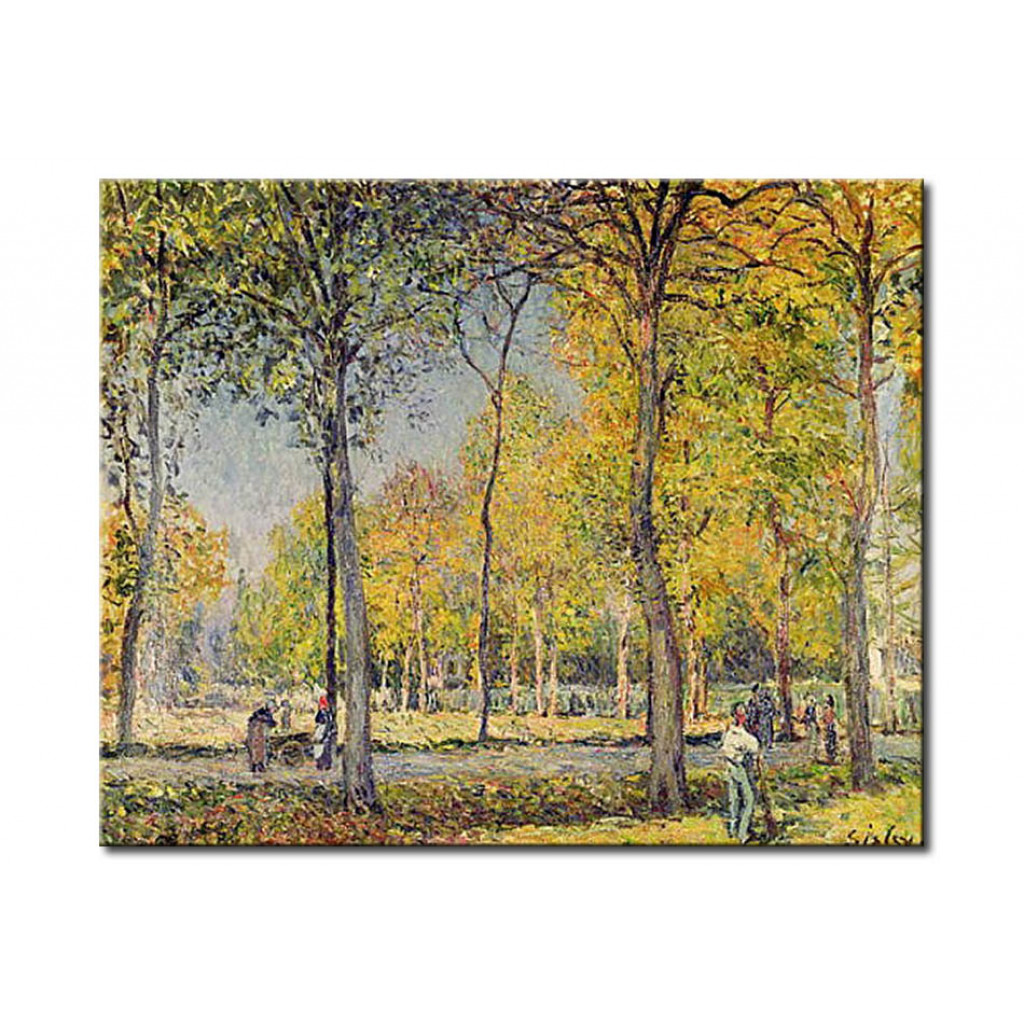 Schilderij  Alfred Sisley: The Bois De Boulogne