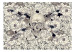 Fototapeta Mrok - czarno-biała fantazja z czaszką na białym tle kwiatów z ptakami 59726 additionalThumb 1