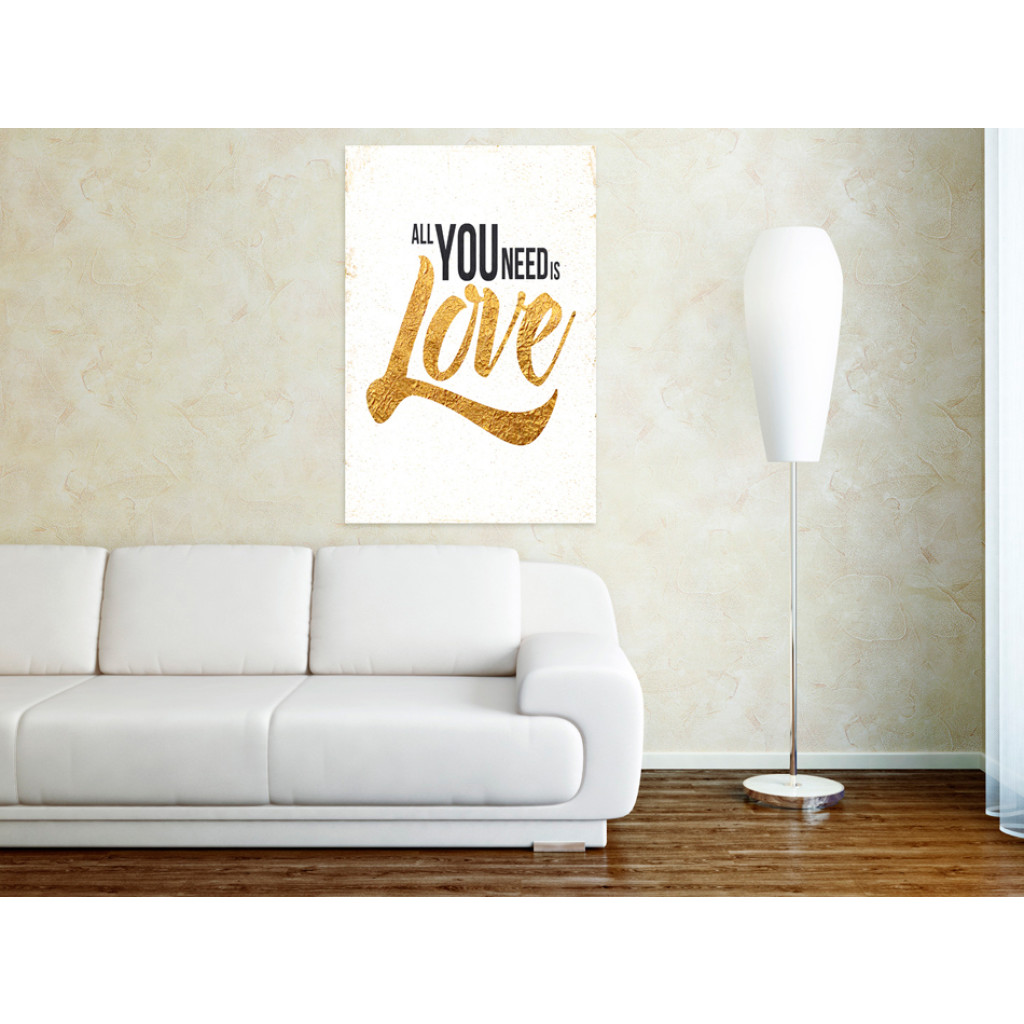 Pintura Em Tela My Home: Love