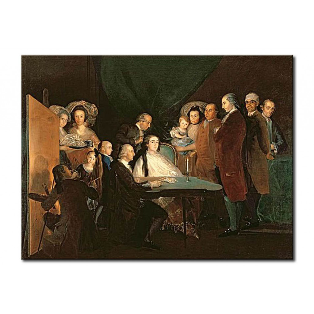 Målning The Family Of The Infante Don Luis De Borbon