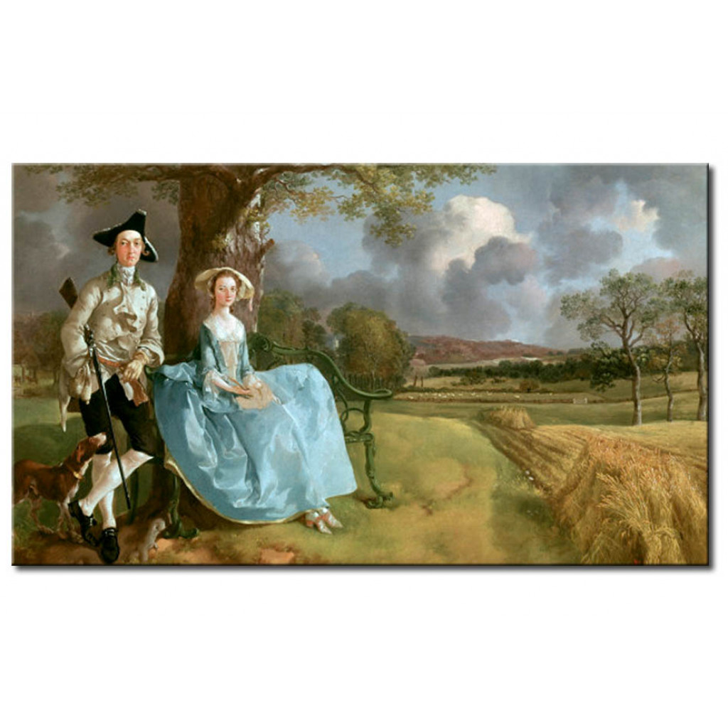 Schilderij  Thomas Gainsborough: Robert Andrews And His Wife, Mary