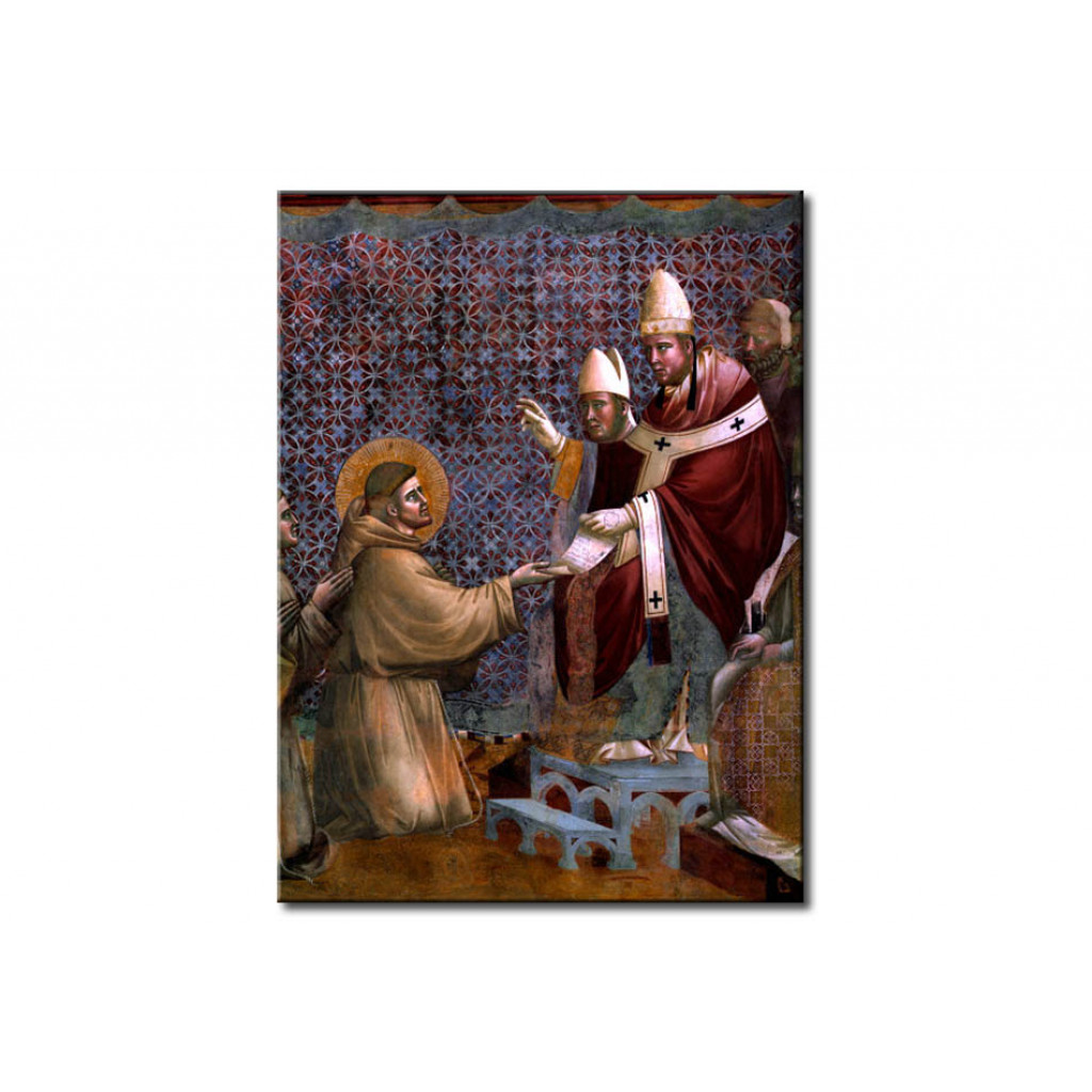 Quadro Famoso The Recognition Of St. Francis' Rule Of The Order By Pope Innocent III.
