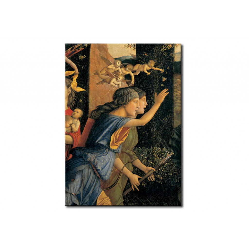 Schilderij  Andrea Mantegna: Triumph Of Virtue Over Vice