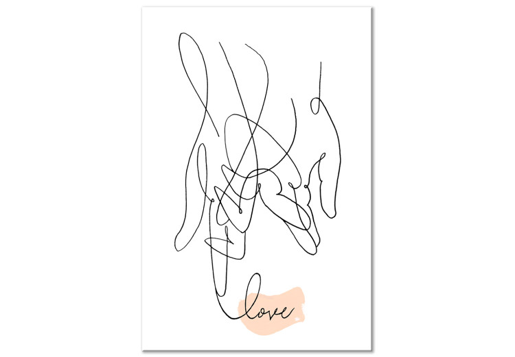 Quadro su tela Tangled Love (1 Part) Vertical