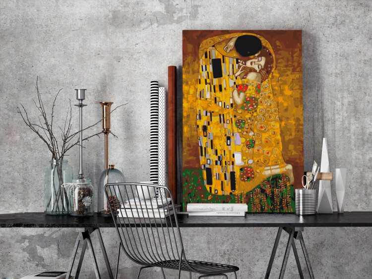 Cuadro para pintar con números Klimt: The Kiss 127236 additionalImage 2