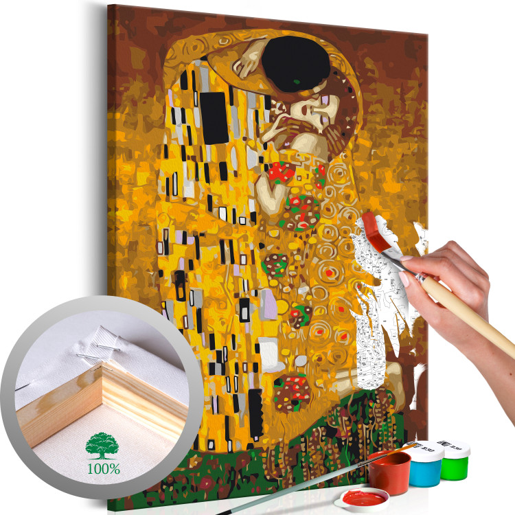 Cuadro para pintar con números Klimt: The Kiss 127236
