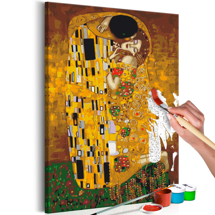 Cuadro para pintar con números Klimt: The Kiss 127236 additionalImage 3