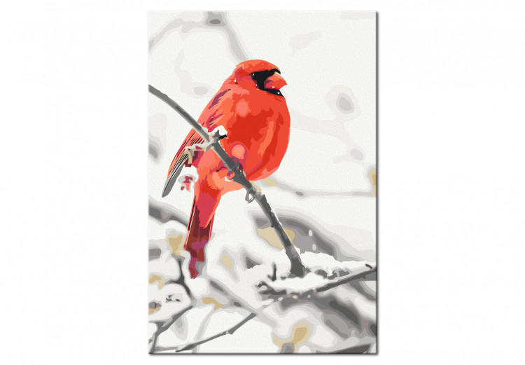 Obraz do malowania po numerach Czerwony ptak 131436 additionalImage 6