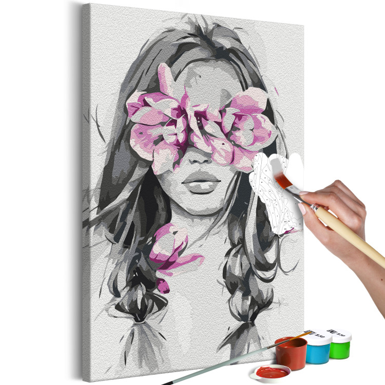 Paint by number Flowers On Eyes 134236 additionalImage 3