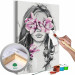 Paint by Number Kit Flowers On Eyes 134236
