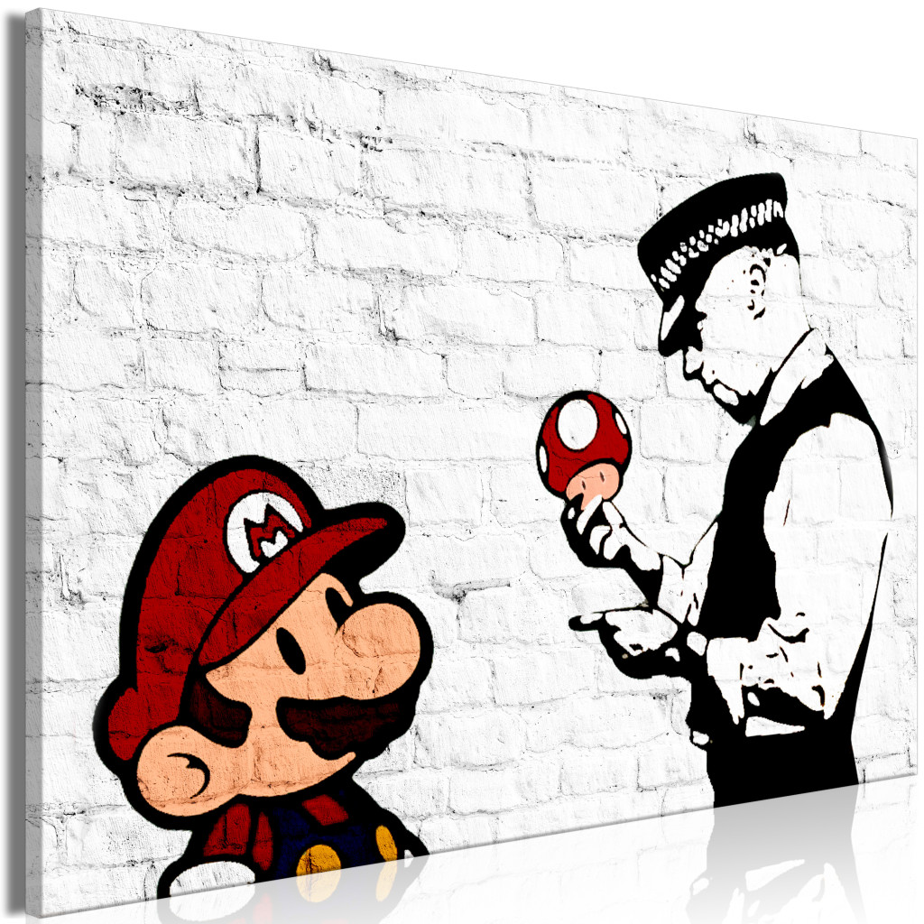 Duży Obraz XXL Mario Bros (Banksy) [Large Format]
