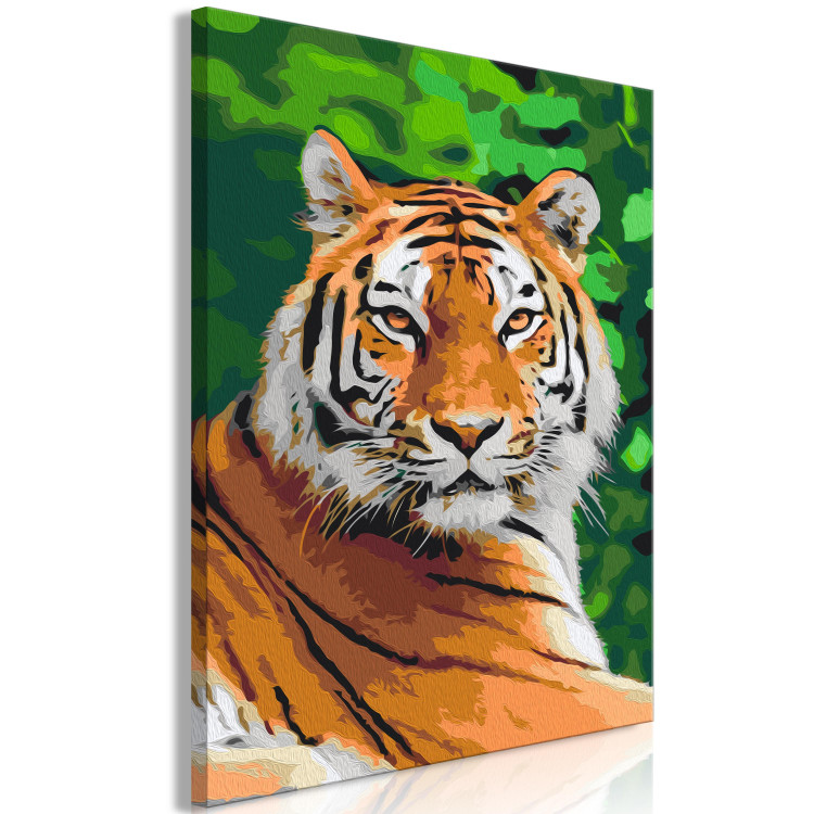 Paint by number Tiger in Green 138436 additionalImage 4