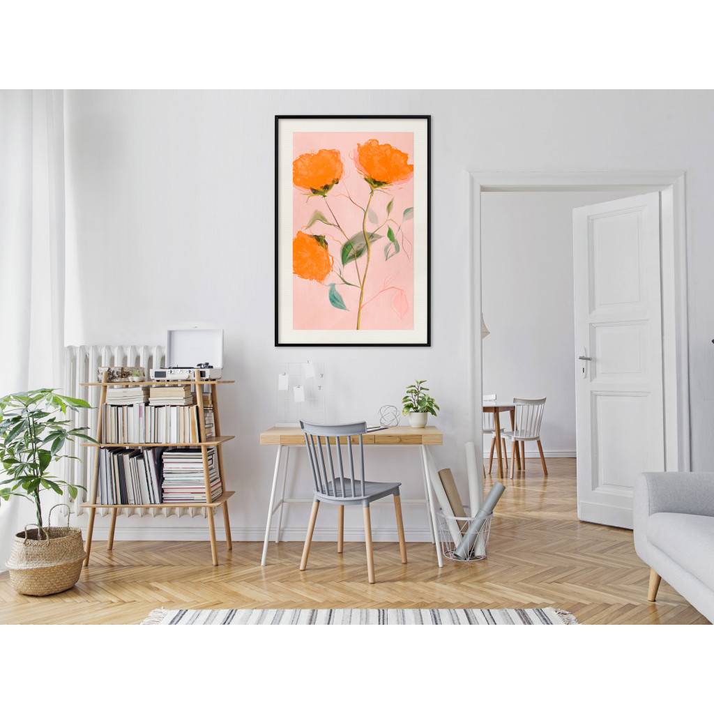 Plakat: Pomarańczowe Kwiaty [Poster]