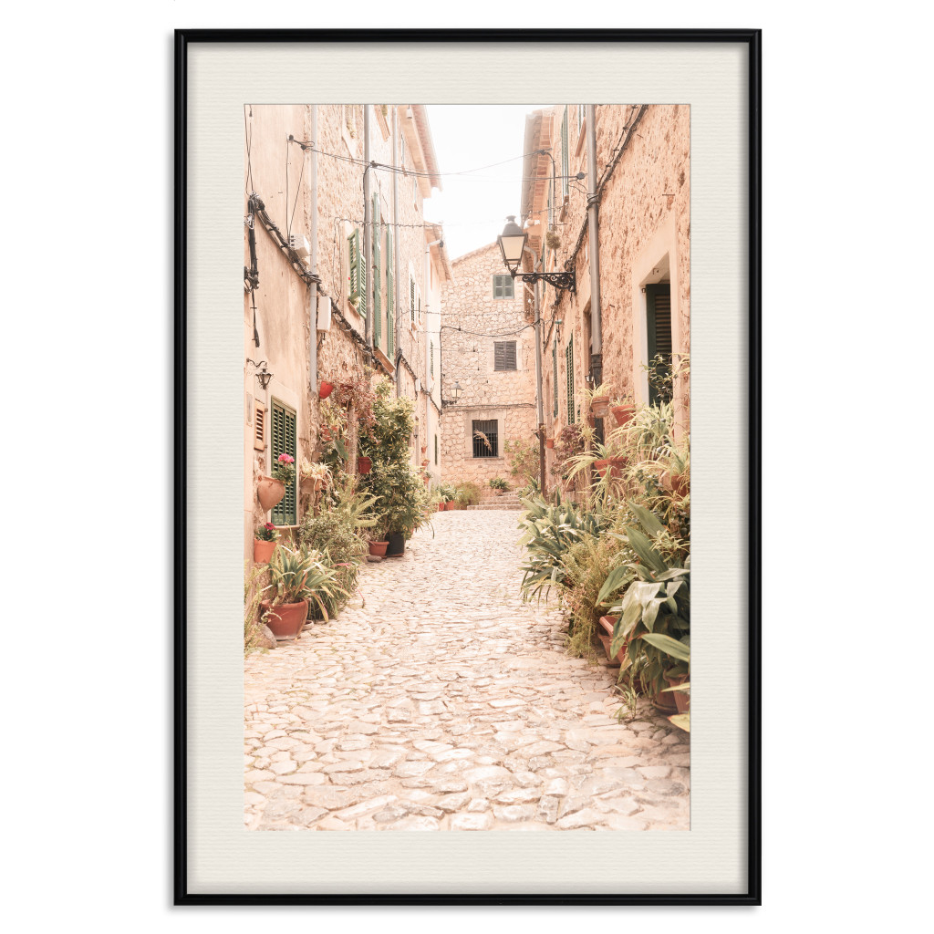 Cartaz The Old Streets Of Valldemossa - View Of A Quiet Spanish Alley