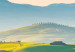 Obraz Krajobraz Toskanii - fotografia zielonych pól o wschodzie słońca 149836 additionalThumb 4
