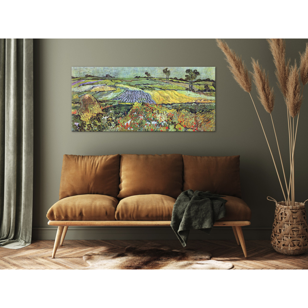 Schilderij  Vincent Van Gogh: Fields In Auvers