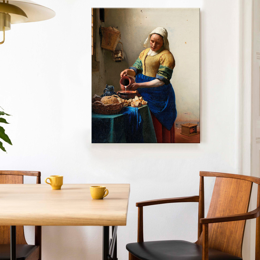 Schilderij  Jan Vermeer: The Milkmaid